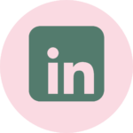 LinkedIn Social Media icon and clickable Link